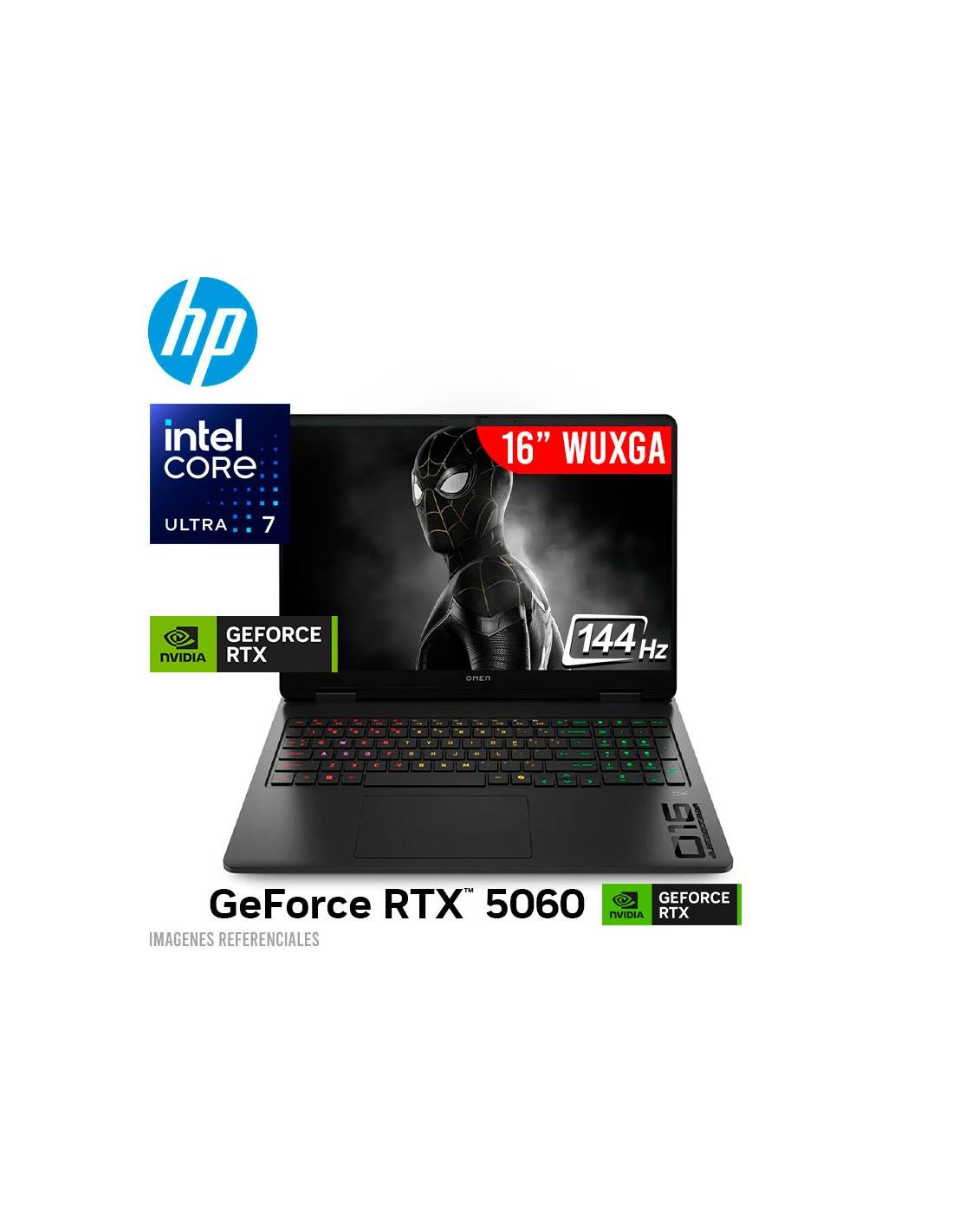 HP OMEN 16-AM0073DX GAMING   Core™ Ultra 7 255H 1TB SSD 16GB 16 (1920x1200) 144Hz WIN11 NVIDIA® RTX 5060 8GB SHADOW BLACK RGB