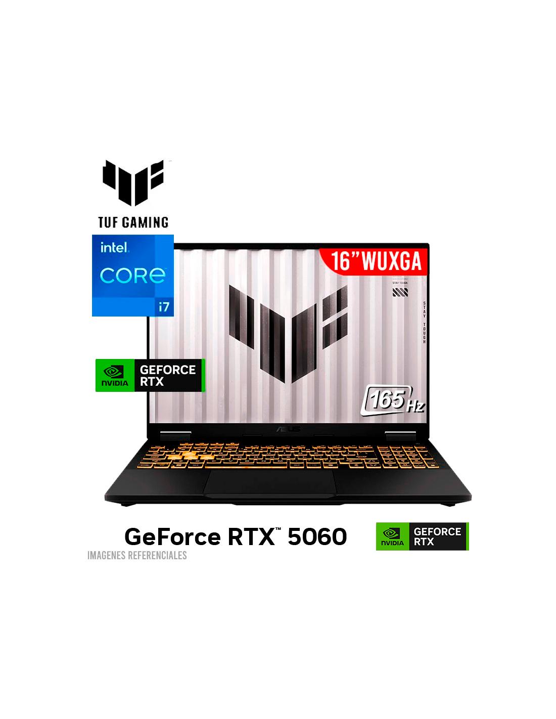 ASUS TUF F16 FX608JMR GAMING Core™ i7-14650HX 1TB SSD 32GB 16" (1920x1200) 165Hz IPS WIN11 NVIDIA® RTX 5060 8GB JAEGAR GRAY