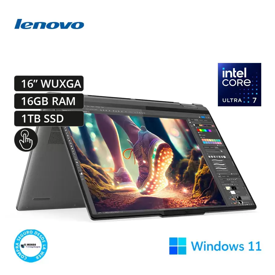 LENOVO YOGA 7 16IML9 2-IN-1 Core™ Ultra 7 155U 1TB SSD 16GB 16" (1920x1200) TOUCHSCREEN