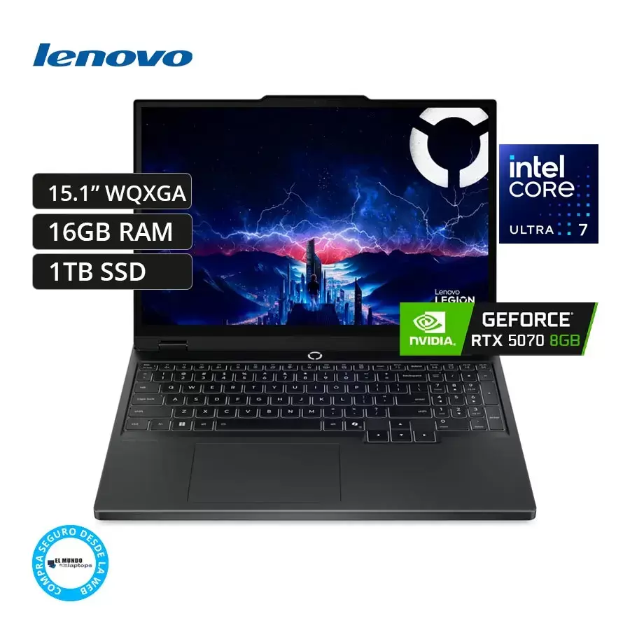 LENOVO LEGION 5 15IRX10 GAMING Core™ i7-14700HX 1TB SSD 16GB 15.1" (2560x1600) OLED 165Hz WIN11 NVIDIA® RTX 5060 8GB
