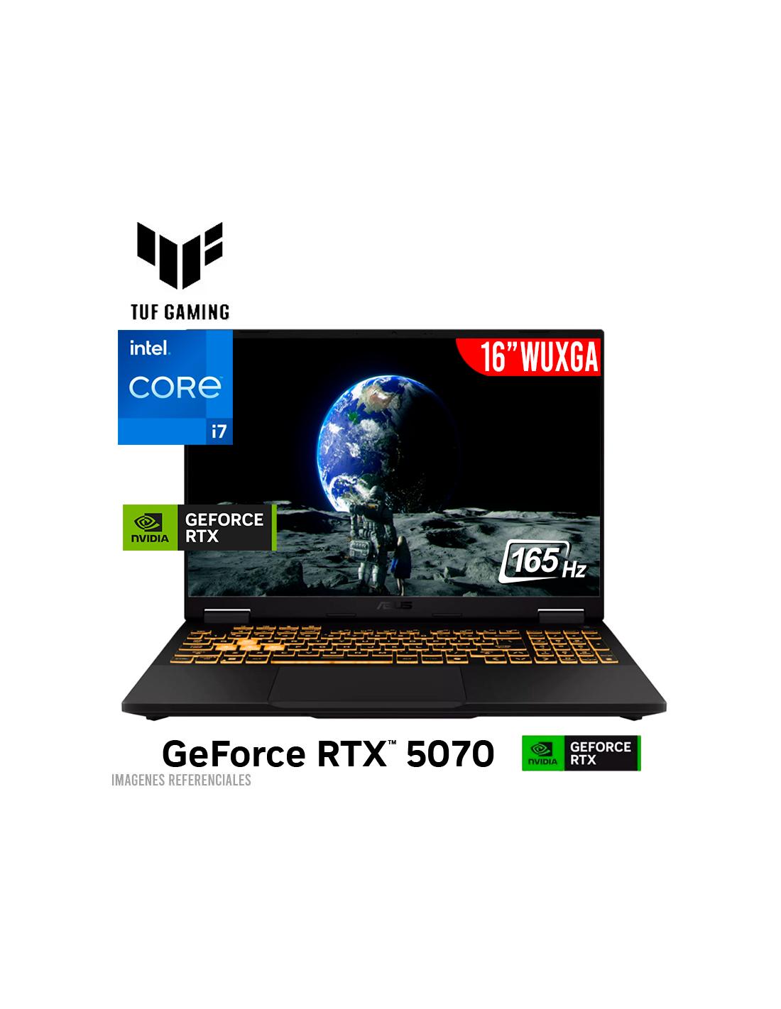 ASUS TUF F16 FX608JPR-WH74 GAMING Core™ i7-14650HX 1TB SSD 16GB 16 (1920x1200) 165Hz NVIDIA® RTX 5070 8GB JAEGER GRAY RGB